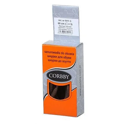 Шнурки для обуви CORBBY [66-266-20]