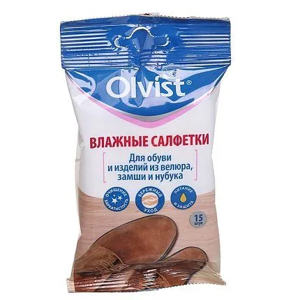 Влажные салфетки для обуви Olvist [66-333-20]